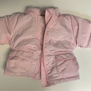 Baby Gap pink puffer, size 12-18 months toddler